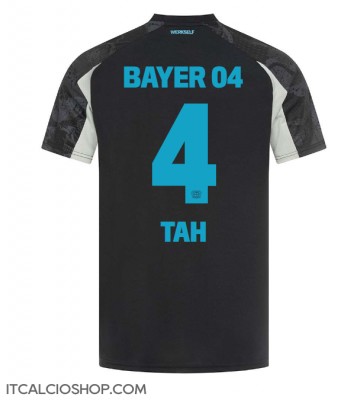 Bayer Leverkusen Jonathan Tah #4 Terza Maglia 2024-25 Manica Corta